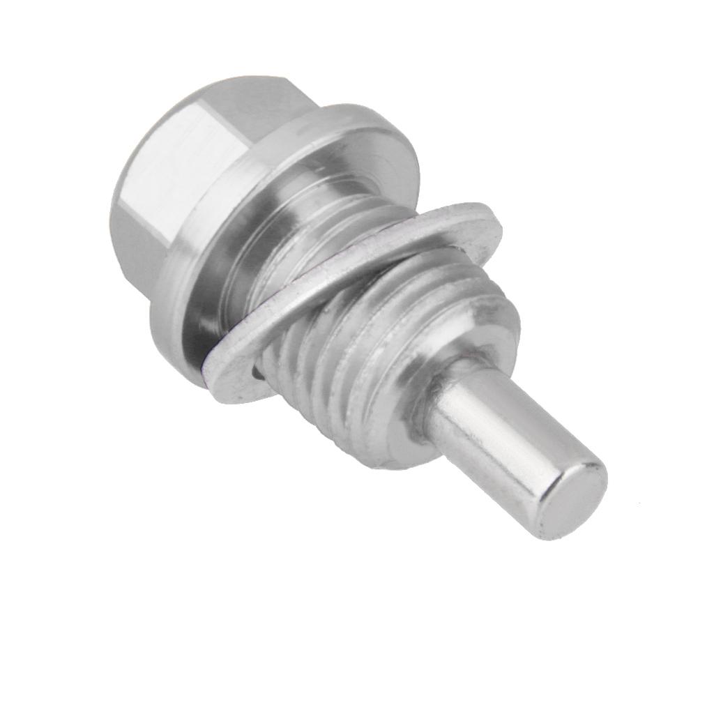 Magnetic Oil Drain Plug M14X1.5 Car Engine Oil Pan Plug Metal for Honda Ford Mazda Hyundai Kia Motor Oil Draining Bowl