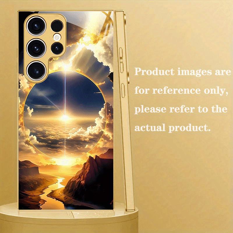 Mirror of the Sky High-end PhoneCase Electroplated Glass PhoneCase for Samsung Galaxy S26 S25 S24 S23 S22 S21 FE,Ultra,Plus