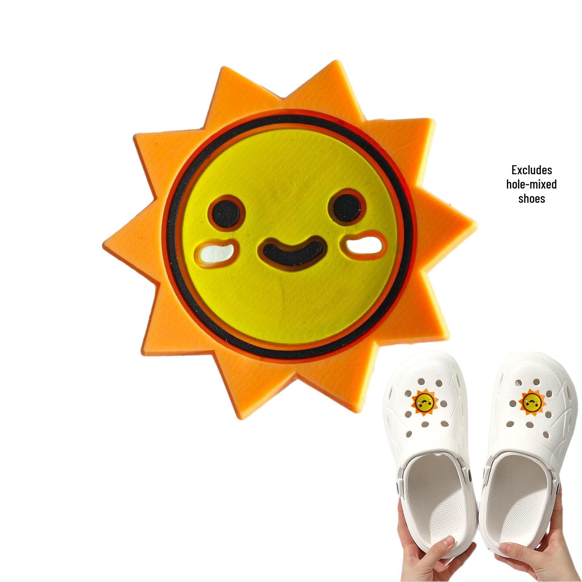 Cross-Border PVC Hole Shoes with Detachable Shoe Charms for Festivals and Parties