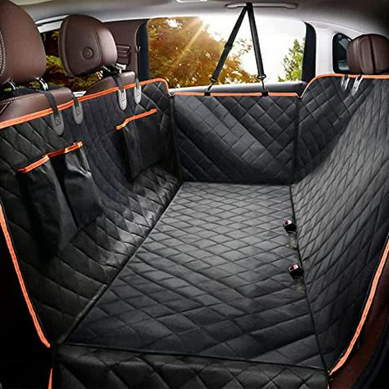 Ultrasonic Pet Car Mat: Waterproof, Anti-Scratch & Anti-Dirty Rear Seat Protector for Dogs.