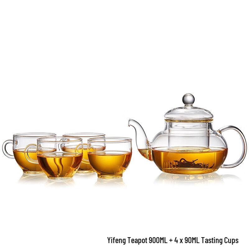 ZISIZ High Temperature Resistant Glass Teapot