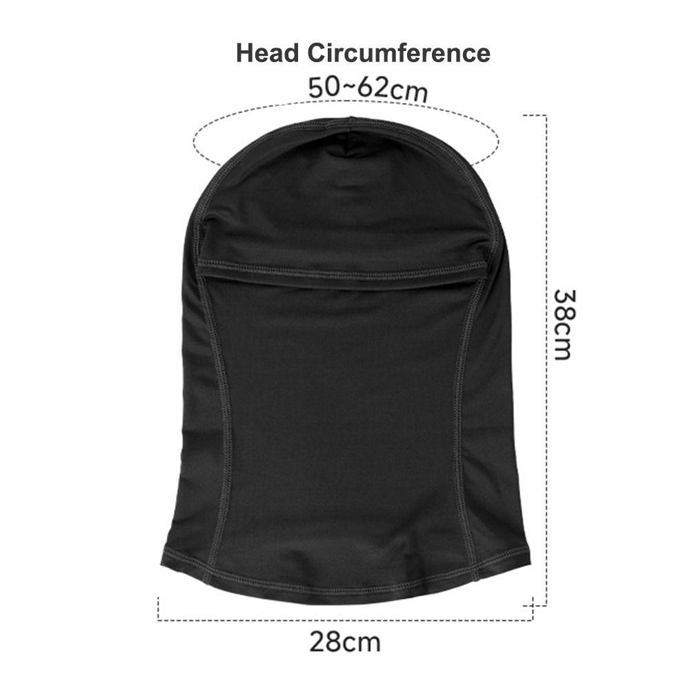 Fashion Ice Silk Cool Balaclava Quick Dry Breathable Full Face Cap Sun Protection Face Cover Headwear Summer