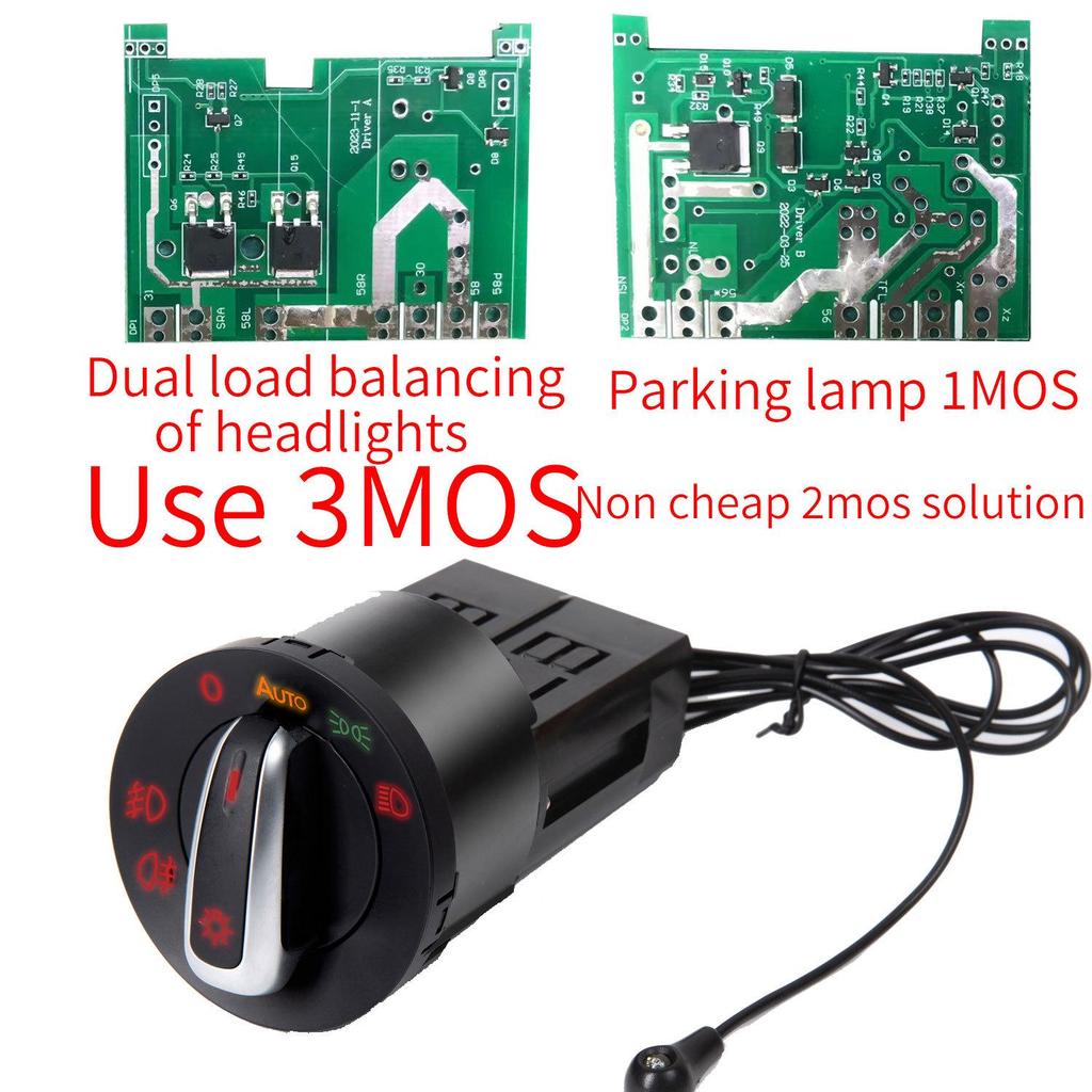 Compatible with Volkswagen: Bora, Lavida, Passat, Polo, Beetle, Sagitar, Jetta, Langxing, Santana - Automatic Headlights