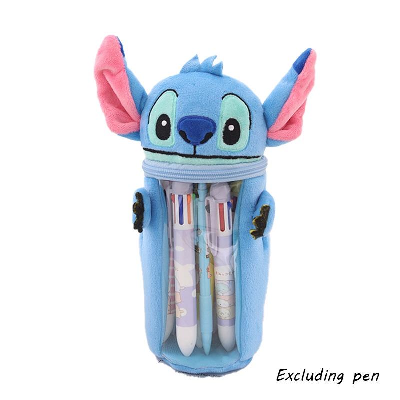 Cute Japanese Star Sailor Moon Plush Pen Holder Pencil Case For Girls' Stationery Storage, Transparent Gift Bag