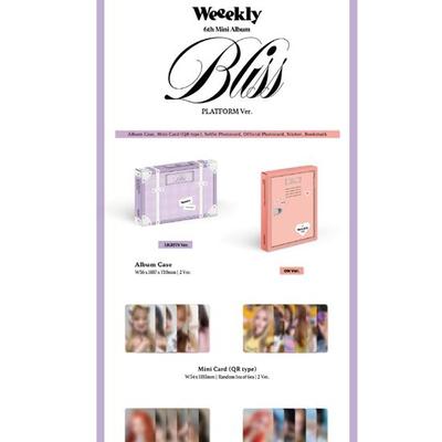 WEEEKLY - Mini 6th [Bliss] (Platform Ver.) Lights Ver. / ON Ver. (Random)
