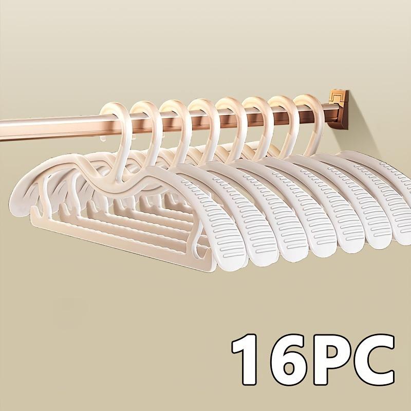5/15/25/35 Wide Shoulder Plastic Hangers with Anti Slip Markings,perfect for Storing In Family Bedrooms and Saving Storage Space