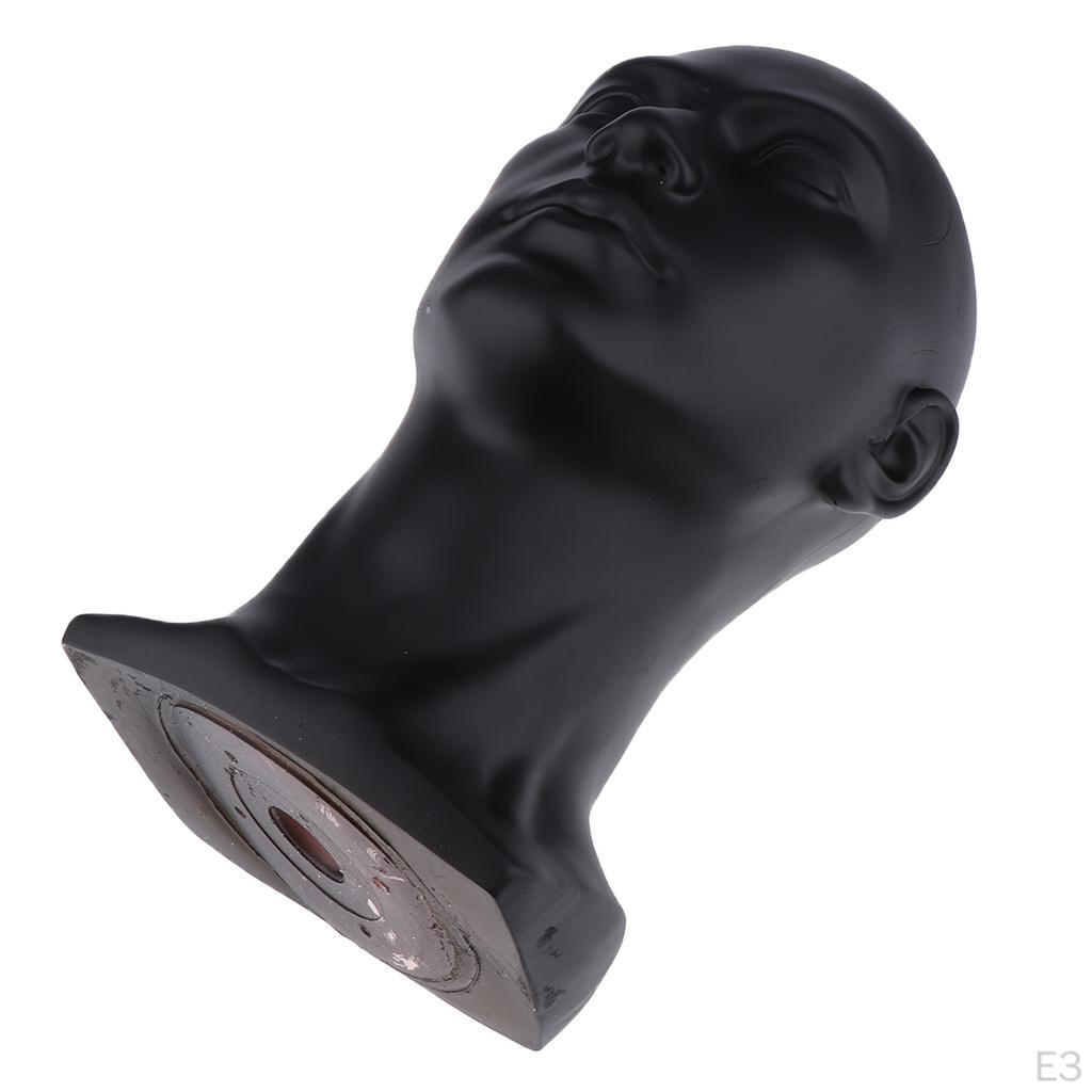 Testa Maschile Plastica PVC di Qualità Espositore