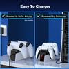 For PS5 Controller Charger DualSense Charging Station Dual Charging Dock Charger Stand for PlayStation5 Wireless Game Controller
