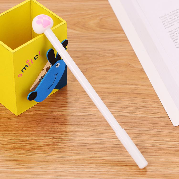 Cute Cartoon Cat Neutral Pen - Creative Stationery for Students and Office, Black Ink