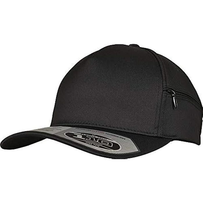 Chapeau Flexfit 110 Pocket Mixte - FLEXFIT - Noir - Visière Pré-courbée Et Fermeture Pratique
