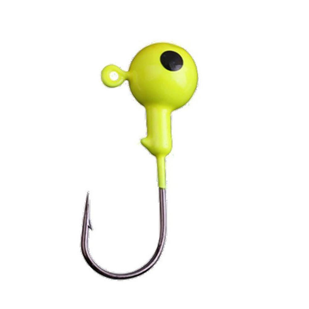 

Tackle Lead Jig Jig Lure Fishing Lure Jig Hook Jig Head Hook Fishing Hook Crank Jig Head Hook 7g-yellow