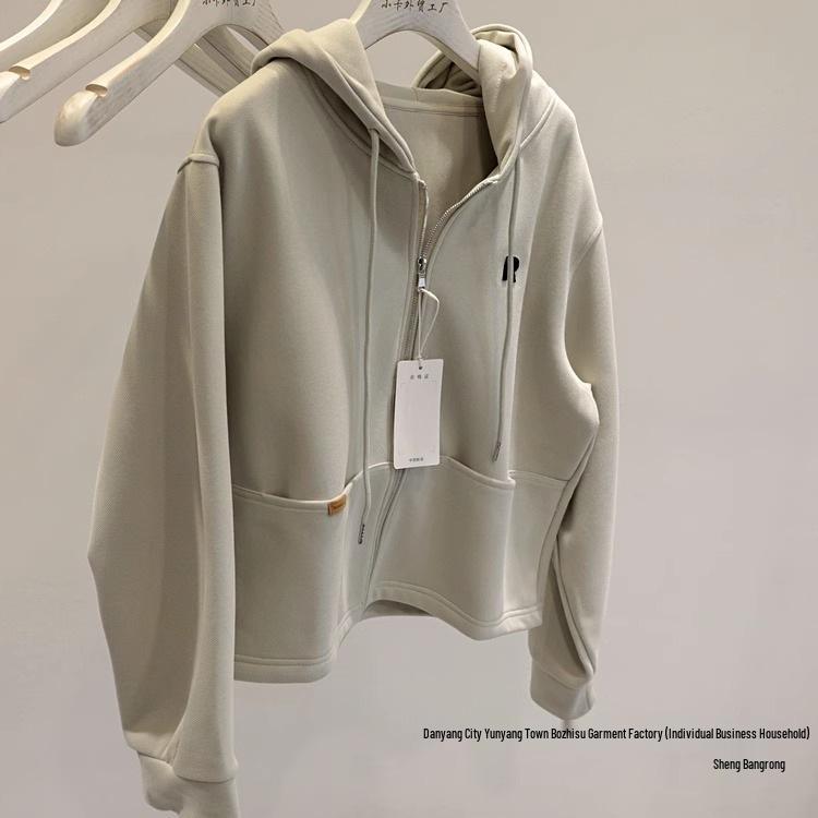 Jimo Women's Petite Cardigan: Versatile Spring/Autumn Stylish Sweatshirt Jacket