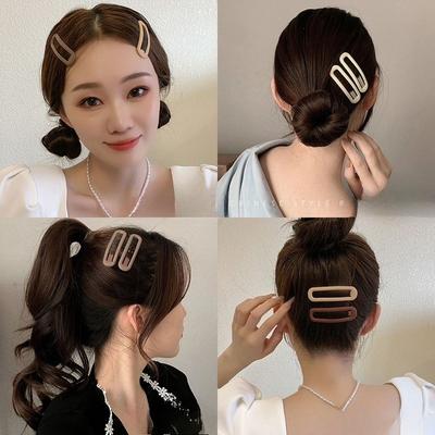 6pcs Morandi Color Series BB Clip Practical Versatile Hairpin Clip for Girls Short Hair Versatile Edge Clip for Hair Accessories