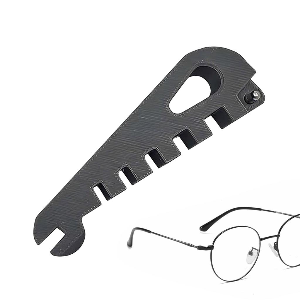 Glasses Leg Bending Adjustment Tool, Nose Support Repair Tool 5-In-1 Anti-Slip Professional Bender Eyeglass Temple Adjustment