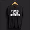 Brand Cotton New T Shirt Man Cotton Psycho Ward T Shirt Top Halloween 666 Alcatraz Movie Mental Asylum Prison Orange TShirt