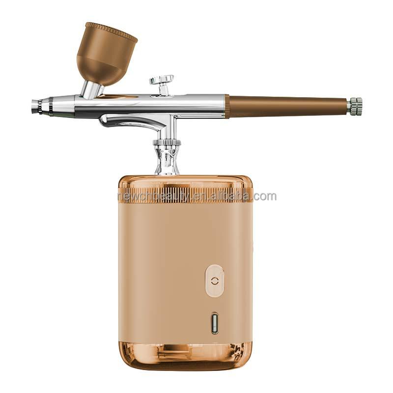Portable Handheld Airbrush Nail Art Kit AirBrush Spray Gun With USB Charging Makeup Brush Set Tattoo Model Paint Barber Hair Dye