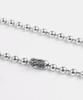 Sheen666 Ball Chain Silver Necklace 5Mm