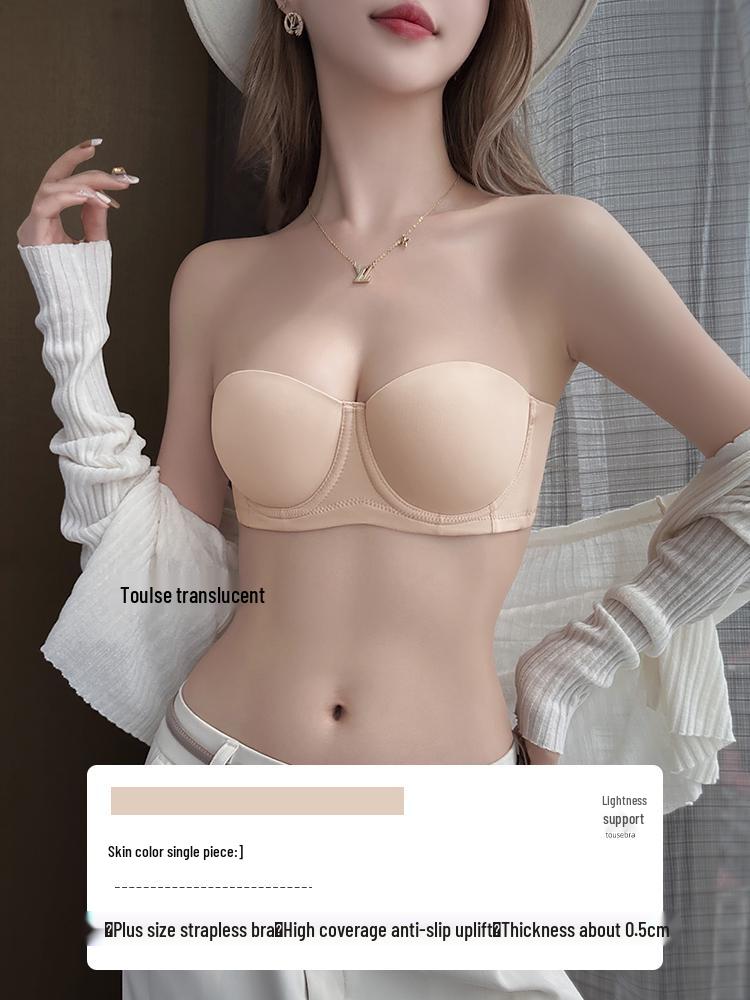 

Бесшовный регулируемый бюстгальтер без бретелей 2024: Летний тонкий стиль, поддерживающий и предотвращающий провисание для более подтянутого вида. 42