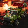 Non-Toxic 746Pcs Missile Vehicle Building Blocks Toys Model Green Rocket Vehicle Assemble Puzzle Bricks Toy Sets For Kid Ornament Gifts