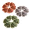 Heart Shape Silicone Cake Mold 6-Cup Non-Stick Baking Pan Soft Heat-resistant Chocolate Mold Reusable Easy Release Cake Mold for Home Kitchen DIY