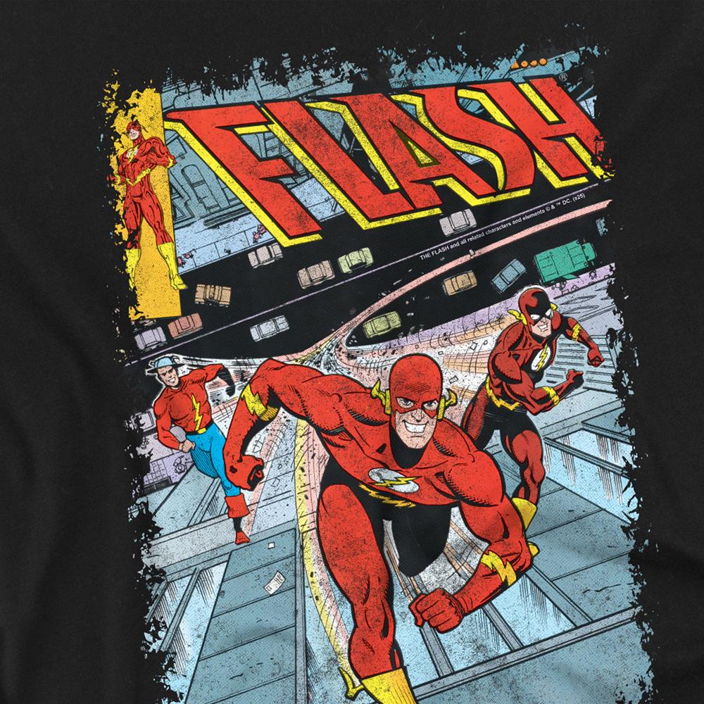 The Flash Unisex Adult Classic Comic Cover T-Shirt