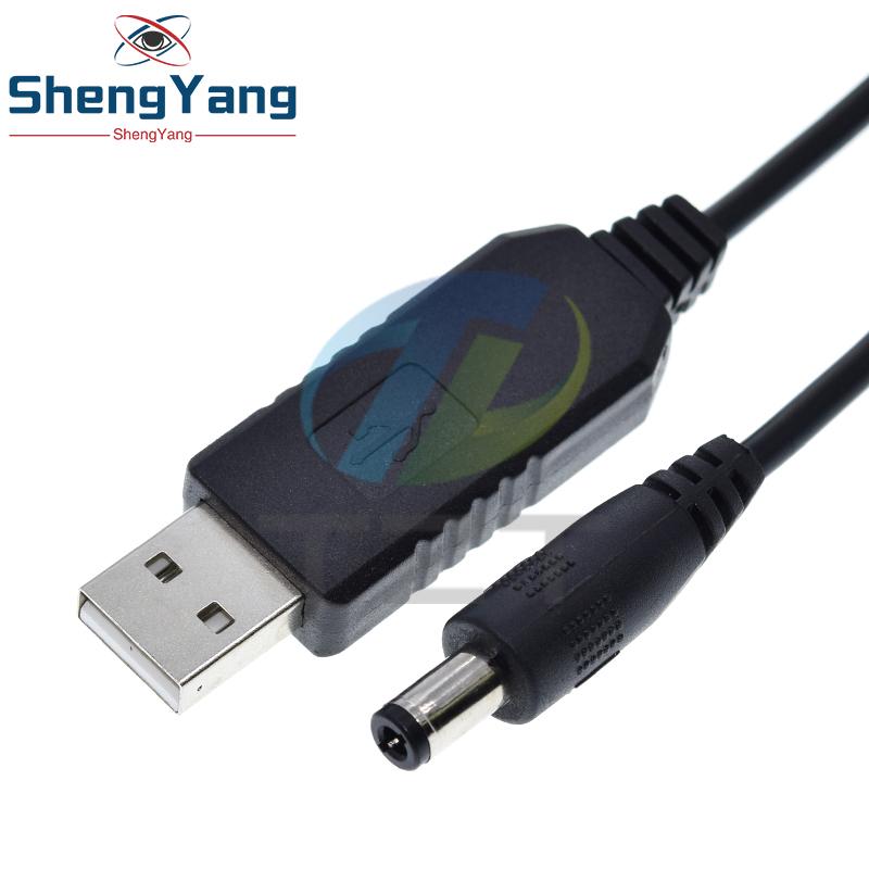 TZT 1/3/5PCS Usb Power Boost Line Dc 5v 9v 12v Step Up Module Usb Converter Adapter Cable 2.1x5.5mm Plug