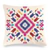 Seamless Geometric Abstract Pattern Digital Printing Short Plush Pillow Covers for Car Sofa Office Cushion Cover Home Goods