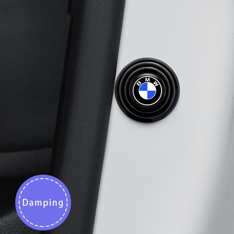 NVEQ9 Car Silicone Door Shock Stickers Absorber Soundproof Buffer Pier For BMW F12 F13 G30 G32 F34 F40 F45 F46 X1 X2 X3 X5 X4 X6 X7 F2