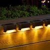 4 Solar Outdoor Deck Lights,Outdoor LED Decorative Lights,Garden Walk Lights,Outdoor Fence Lights,Outdoor Stairs, Steps