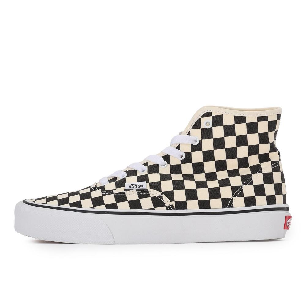Vans Authentic High 2.0 Клетка Черный Истинный Белый Vn000e8hbmw Клетка Черный Истинный Белый 230