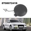 8T0807241D Front Bumper Tow Eye Cover For A5 S5 S-LINE 2013-2016 ABS Black Trailer Cover Replacement Exterior Accessories
