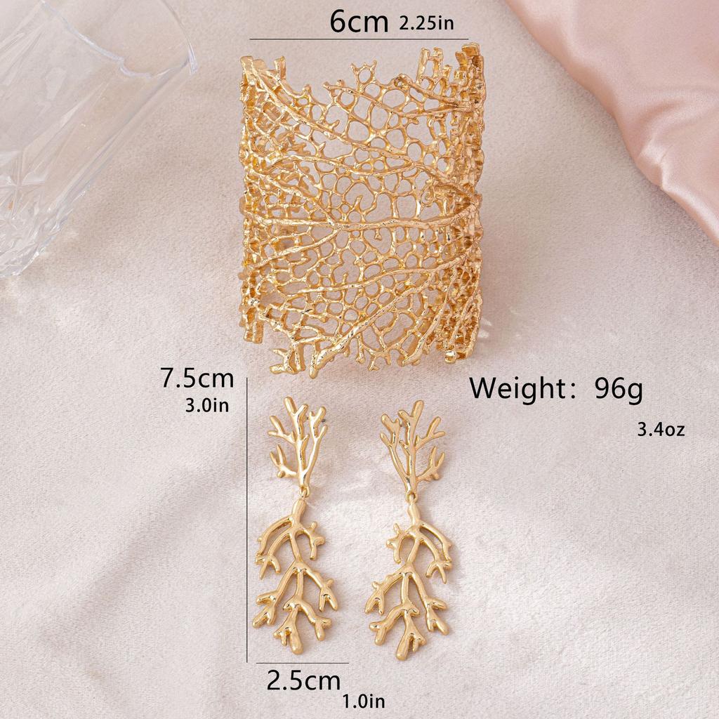 Fashion  Jewelry Set  Bracelet Earrings For Women Ladies