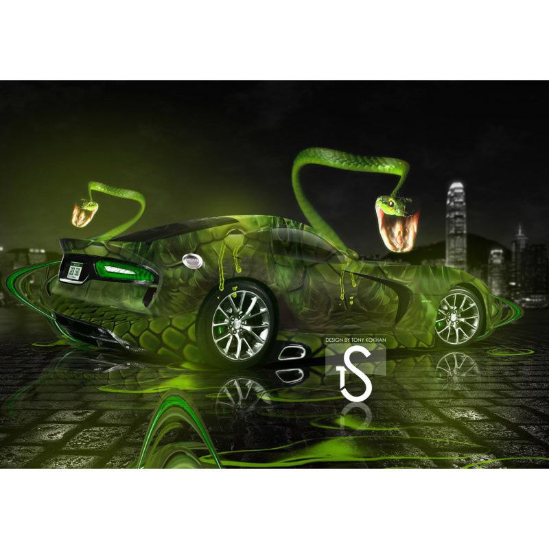 Dreamy Sports Car Animal Poster: Creative Wall Art for Bedroom, Bar, or Study