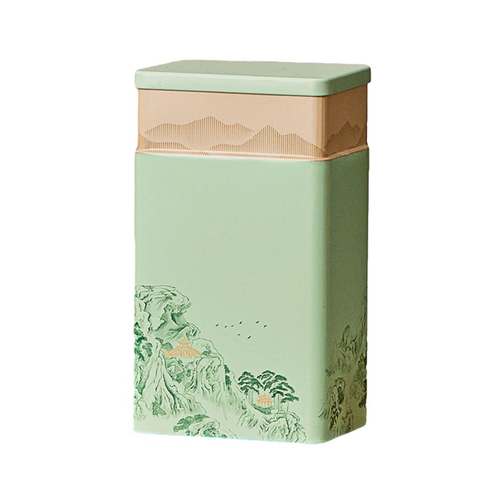Chinese Culture Tea Storage Container Tinplate Tea Box Tea Storage Jar Portable Small Sealed Container for Storing Tea
