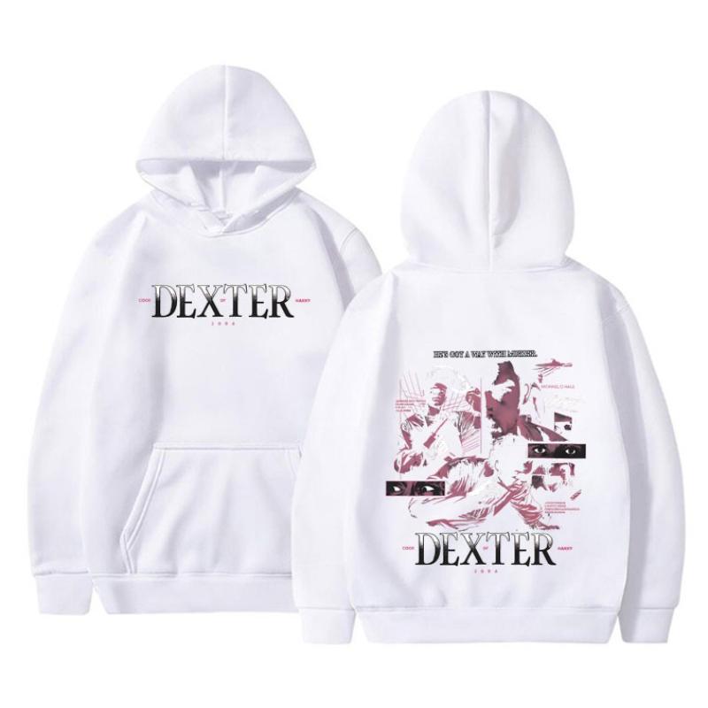 TV Play Dexter Morgan Hoodie Men Women Fashion Oversized Pullover Hoodies Male Vintage Casual Fleece Cotton Hooded Sweatshirt High Quality Tops