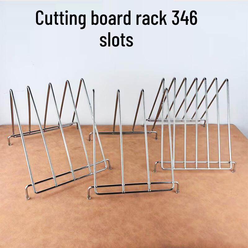 Stainless Steel Countertop Cutting Board Rack