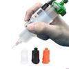 Pack Of 100 Plastic Dispensing Plugs For Syringes With External Thread Leak Prevention In Multiple Color For Crafts And Electron