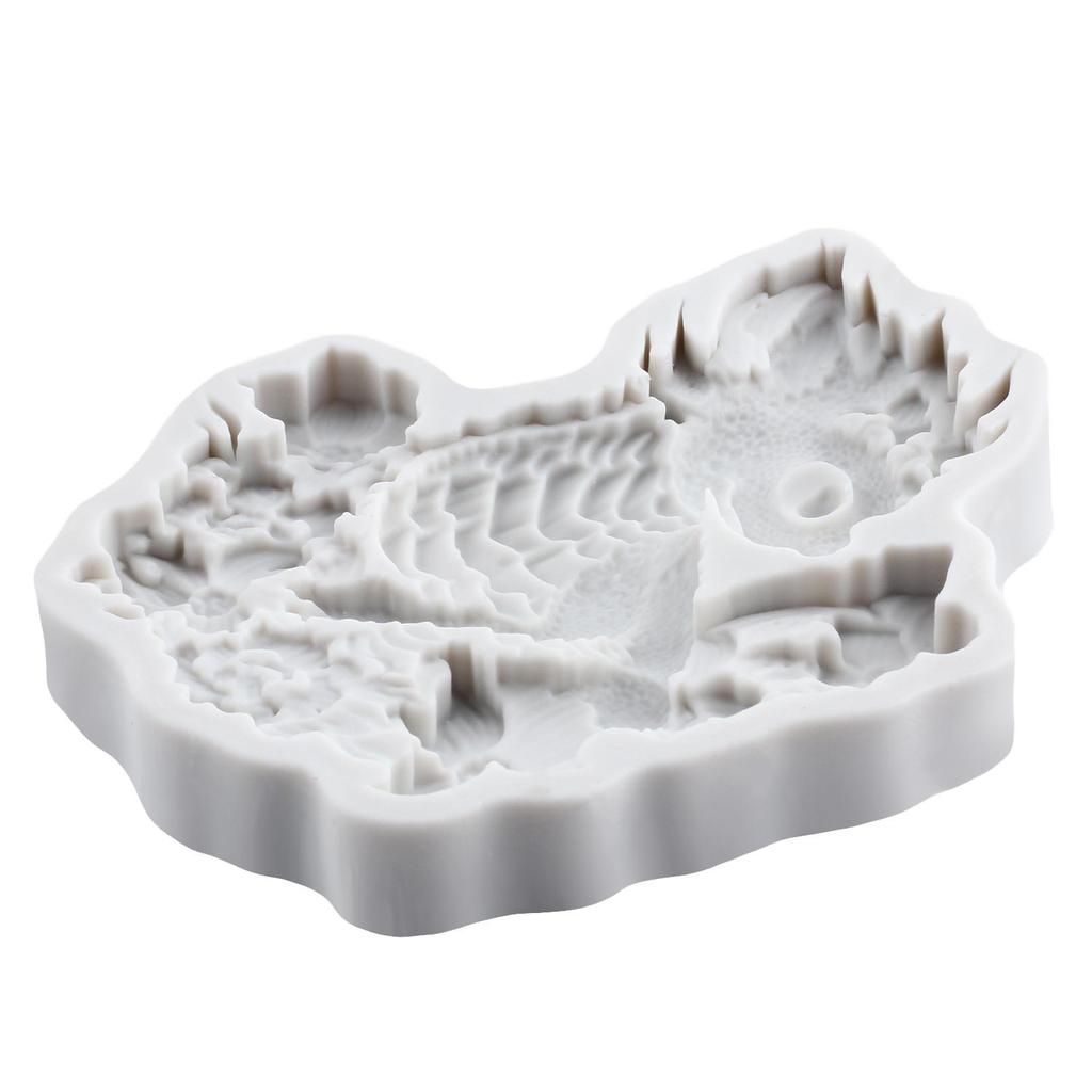 Dragon Silicone Molds Dragon Fondant Mold Cake Decorating Tools Cupcake Topper Candy Chocolate Gumpaste Mold