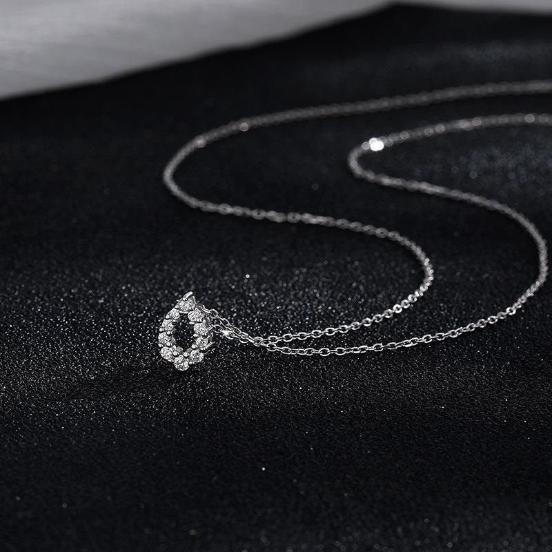 Simple Water Drop Necklace for Women's Light Luxury New Style Temperament Versatile Commuter Neckwear