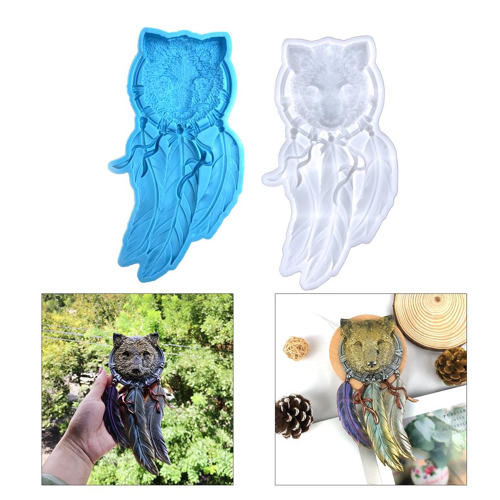 Wall Decoration Dreamcatcher Silicone Molds Foxes Dream Catcher Resin Molds Home