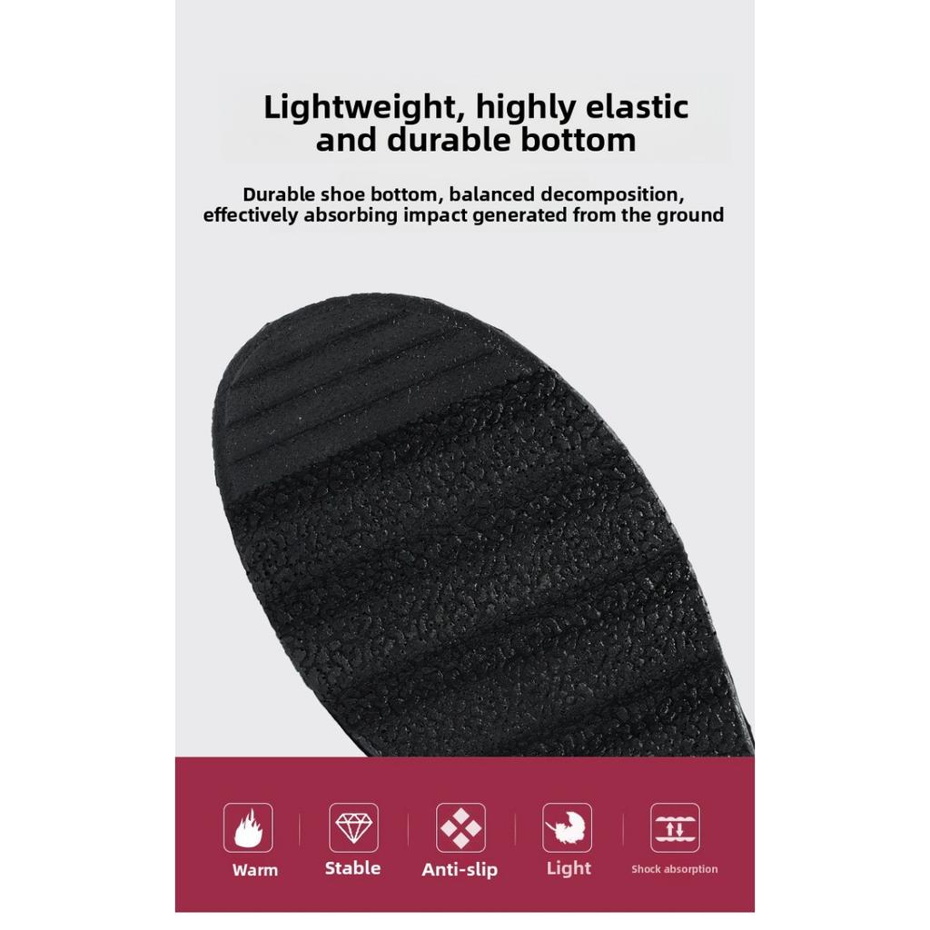 Snow Boots for Women In Autumn and Winter, Women's Midsole Cotton Shoes with Thick Fleece and Warm Cotton Boots