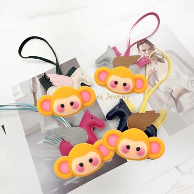 Small Pegasus Pendant Pu Leather Bag Pendant Keychain Bag Pendant Gift Fringed Accessories