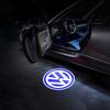2PCS Car Door Projector Lamps LED Welcome Lights For VW Lavida 2008-2011 Touran Beetle 2006-2016 Caddy Bora 2005 GOlf 2002-2008