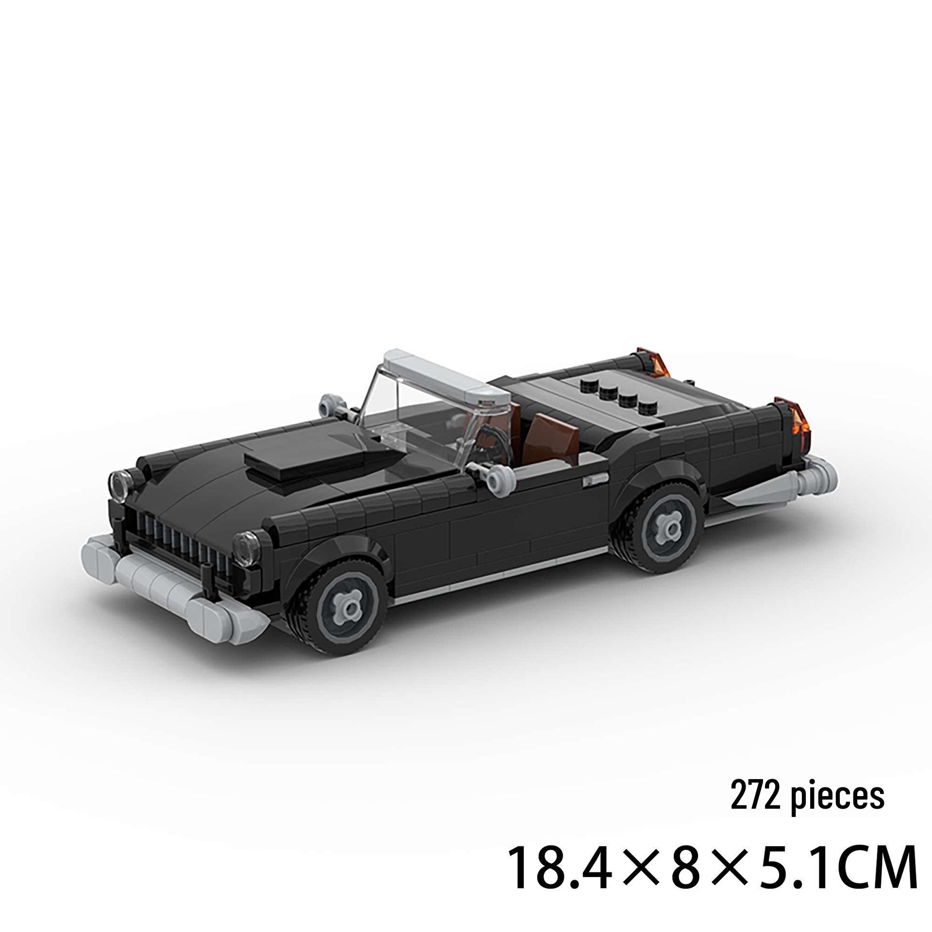 

Трансграничные детские развивающие строительные блоки: Гоночный автомобиль и спортивный автомобиль MOC, совместимый с Lego.