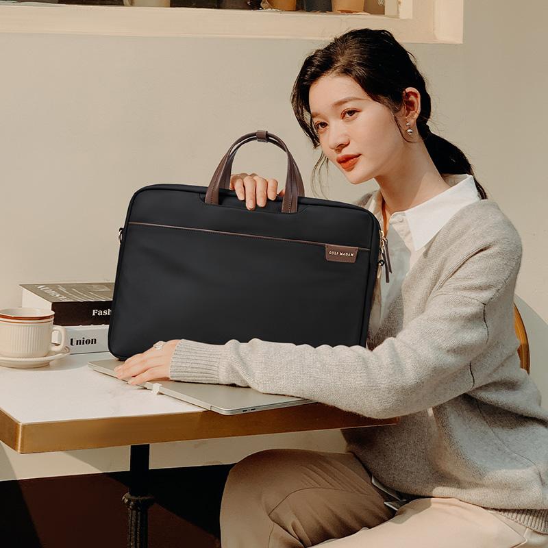 New GOLF Fabric Portable Briefcase Laptop Bag Regular Women's Multicolor GAL22780+GAL23780