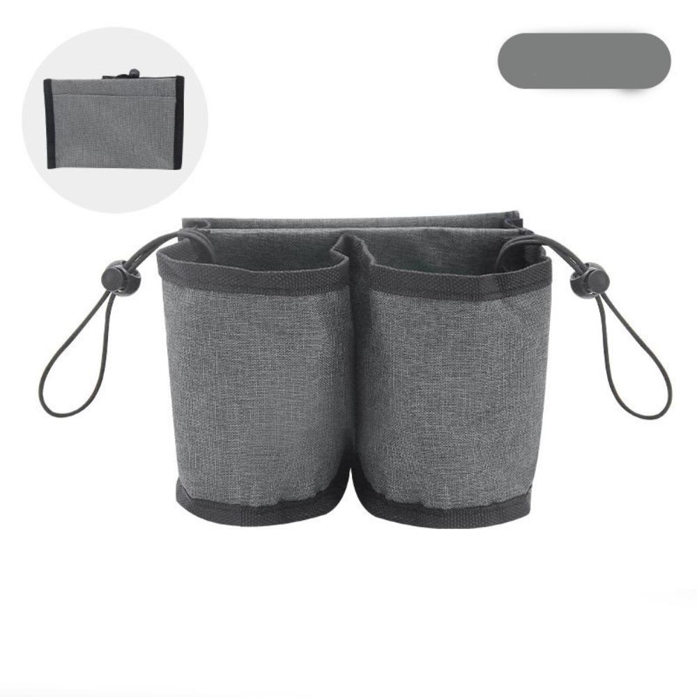 With Zippered Pocket Luggage Travel Cup Organizer Oxford Cup Accessories  Fits Most Roll-On Handles