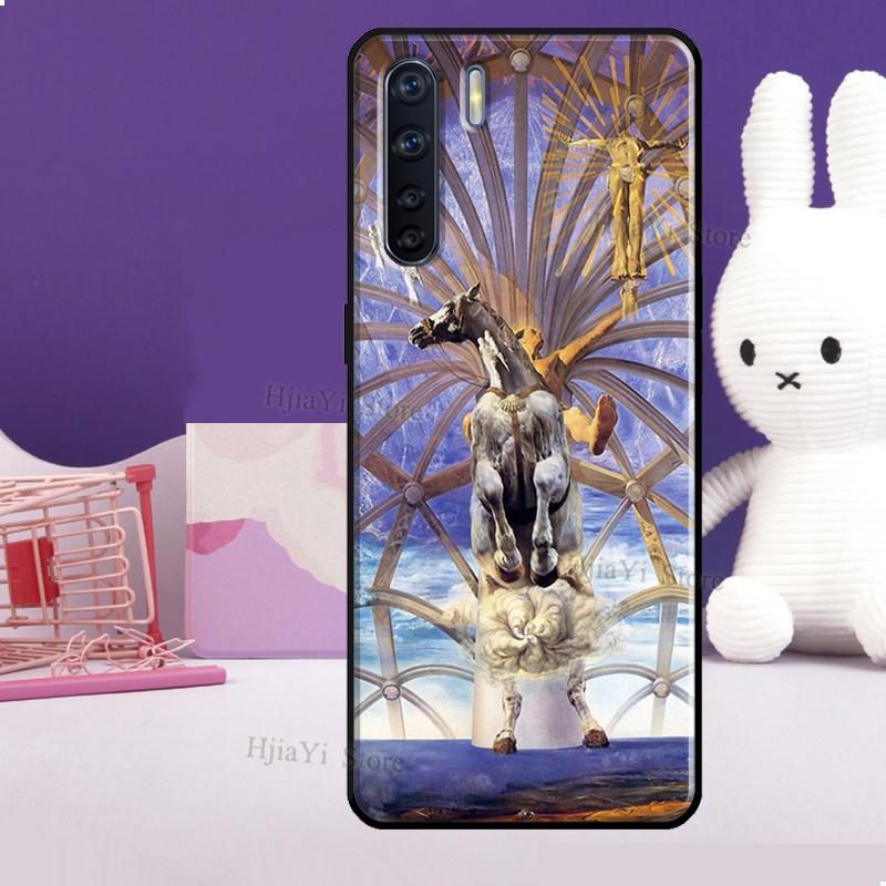 Salvador Dali Kunst Handyhülle Für OPPO A5 A9 A31 A53 S 2020 A94 A74 A54 A72 A52 A83 A91 A93 A15 Reno 5 Lite