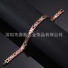 Adjustable Red Copper Fish Charm Bracelet Women Vintage Minimalist Geometric Design Anti-Fatigue Hand Jewelry