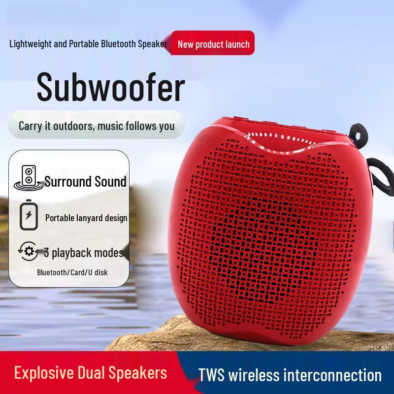 

Portable Bluetooth Speaker S18 - Outdoor, Long Battery, Wireless, High Volume Subwoofer