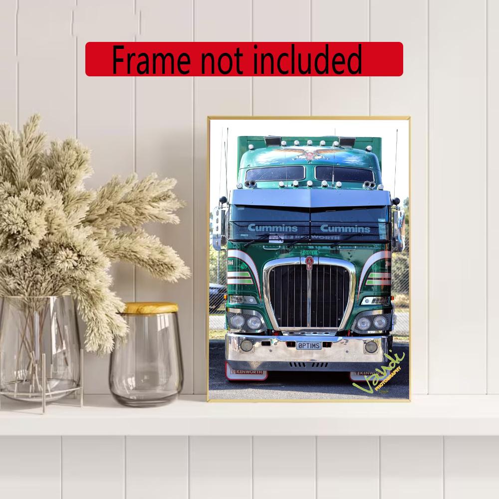 Kenworth 5D Diy Diamond Paintings Mosaic Wall Round Diamond Art Painting Kits Embroidery Crystal Accessories Frameless